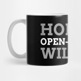 Honesty Open-Mindedness Willingness Alcoholic Mug